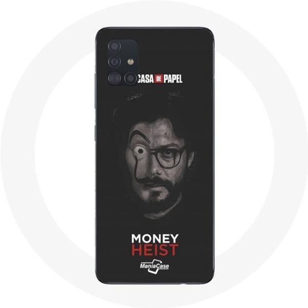 Funda Para Samsung Galaxy A71 La Casa De Papel El Profesor Split Money Heist Temporada 5-image