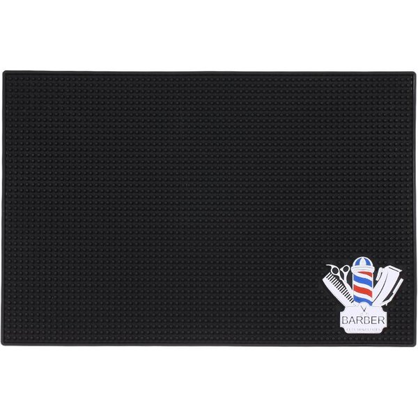 Alfombrilla De Silicona Para Herramientas De Peinado De SalóN, Alfombrilla Resistente Al Calor, Bandeja Para Rizadores, Planchas, Alisadores Negro-image