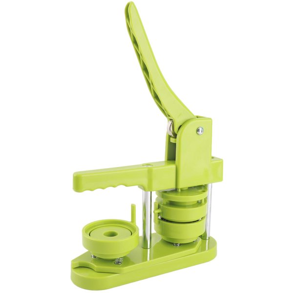 Maszyna Do Odznak 58Mm Obrotowa Mini Maszyna Do Produkcji Odznak Z 100 Zestawami MateriałóW Eksploatacyjnych Do Odznak Yellow-image