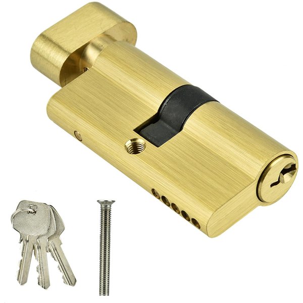 65Mm Miedziany Pojedynczy Otwarty Cylinder Zamka Cylindra Zamka Do Sypialni Z Kluczami-image
