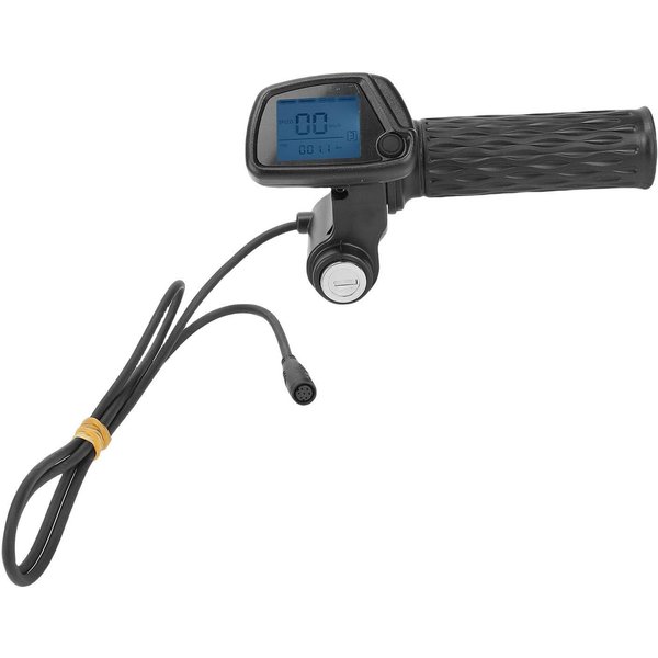 Acelerador Con Pantalla Integrada Acelerador Giratorio 48V Con Pantalla LCD Reemplazo Para Tuttio Soleil 01 Moto De Cross EléCtrica Gray-image