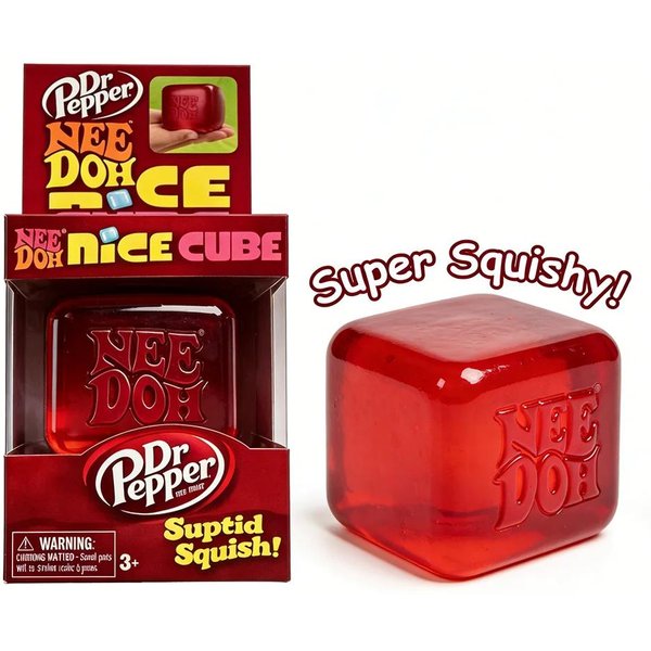 Dr Pepper Wolno OdbijająCa Zabawka Sensoryczna Squishy Fidget Schylling Kostka Nicea Do ŚCiskania Sensoryczna Ulga W Stresie Przeciw LęKom Dla Dzieci DorosłYch Adhd Black-image