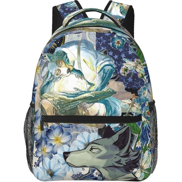 Legoshi Beastars Anime Mochila Escolar Para Estudiante Mochila Escolar Mochila De DíA Para Senderismo Viajes Para Hombres Mujeres Mochila De Libros De Moda Bolsos De Hombro One Size-image