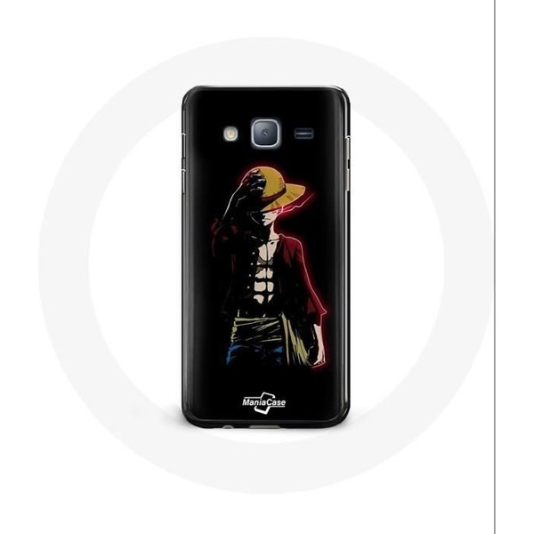 Funda - Maniacase - Samsung Galaxy J5 2016 - One Piece Manga Anime Luffy - Silicona - Flexible Negro-image