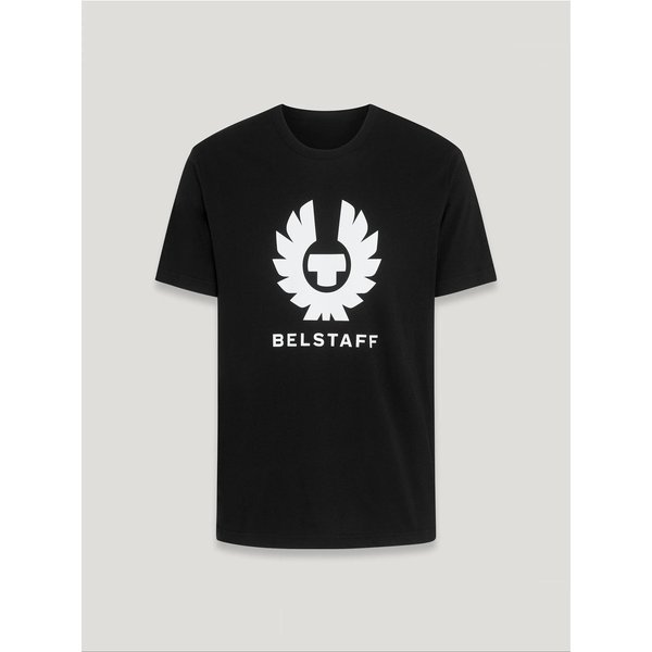 Belstaff Verano Marca CláSico Alta Calidad Mujeres Hombres Estampado Oversize Y2K Manga Corta Casual AlgodóN Camiseta Tops Femenino Hombres Ropa L Blanco-image