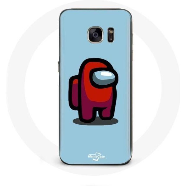 Funda - Maniacase - Samsung Galaxy S7 Edge - Flexible - DiseñO Among Us - Color Azul Azul-image