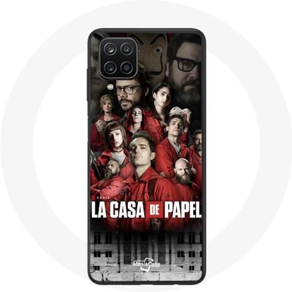 Funda Samsung Galaxy A12 La Casa De Papel PóSter Personajes-image