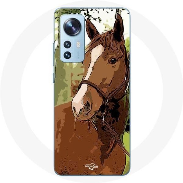 Coque Pour Xiaomi Mi 12 / 12X Quarter Horse Marron Race De Cheval-image