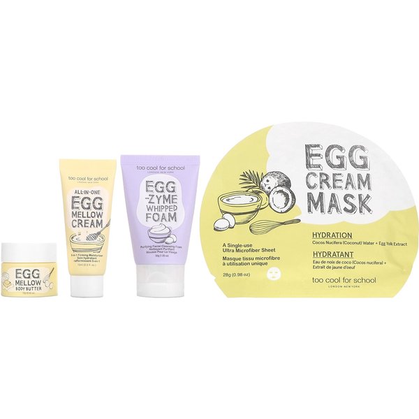 Too cool for School, Egg-Sential Skincare Mini Set, 4-CzęśCiowy Zestaw Beige-image