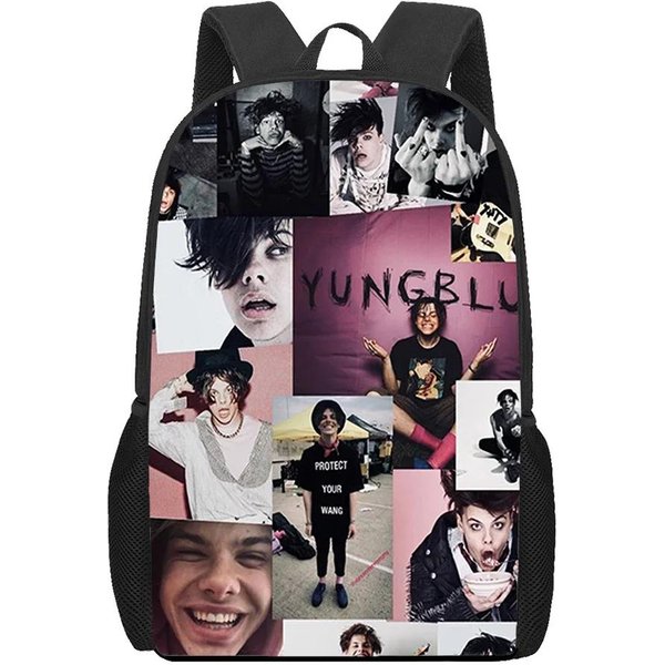 Plecak DziecięCy Yungblud Torba Szkolna 40 Cm / 15,7 Cala Plecak Plecak Z Zamkiem BłYskawicznym Torby Na KsiążKi Dla ChłOpcóW DziewcząT Najlepszy Prezent-image