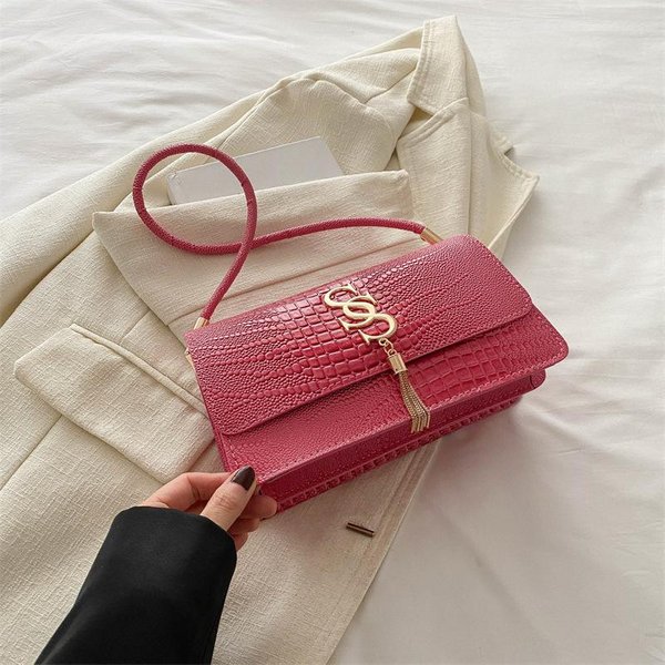 Bolso Bandolera Para Mujer Nuevo Estilo Bolso Sencillo Casual Para Mujer Primavera Retro Casual Tendencia De Moda Bolso De Hombro Gray-image