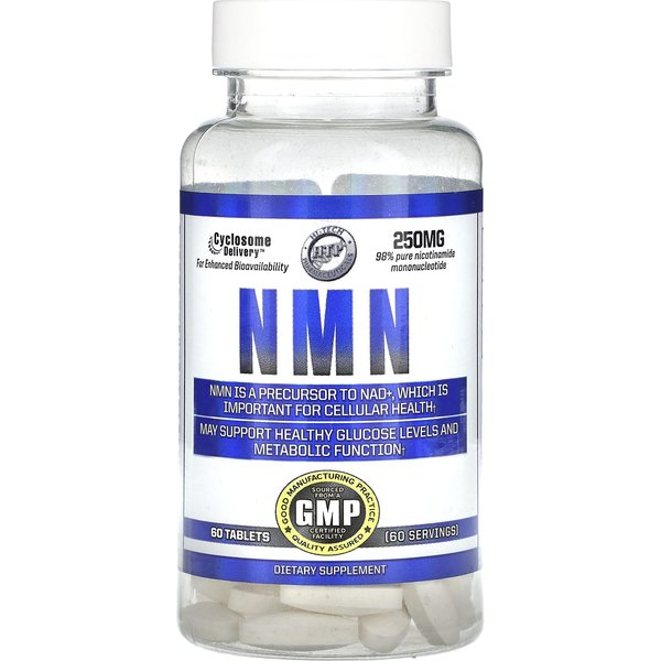 Hi Tech Pharmaceuticals, Nmn, 250 Mg, 60 Comprimidos-image