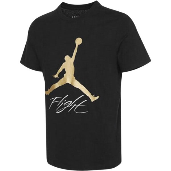 Camisetas Jordan Flight Para Hombre Cuello Redondo Negro Moderado 2XL Beige-image