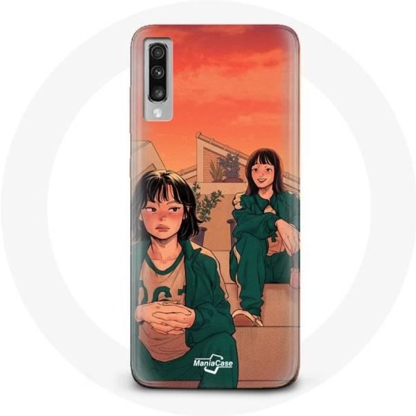 Funda Para Samsung Galaxy A50 Juego Del Calamar Kang Sae Byeok NúMero 067 Y Ji Yeong NúMero 240-image
