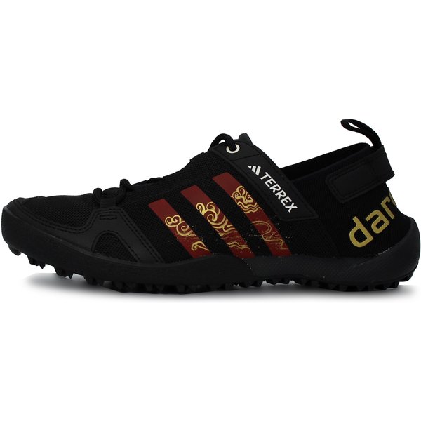 Adidas Terrex Daroga Tkanina RęCznie Rysowany Graffiti Odporne Na ŚCieranie OddychająCe Niskie Buty Turystyczne MęSkie Czarne Czerwone Hp8636(Team2105) 42-image