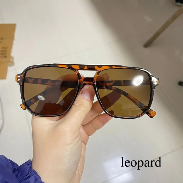 Vintage MężCzyźNi Kobiety Marka Projektant Okulary PrzeciwsłOneczne MężCzyźNi Kwadratowe Okulary Okulary PrzeciwsłOneczne Unisex MężCzyźNi Kobiety Outdoor Okulary PrzeciwsłOneczne UV400 As Picture Black-image