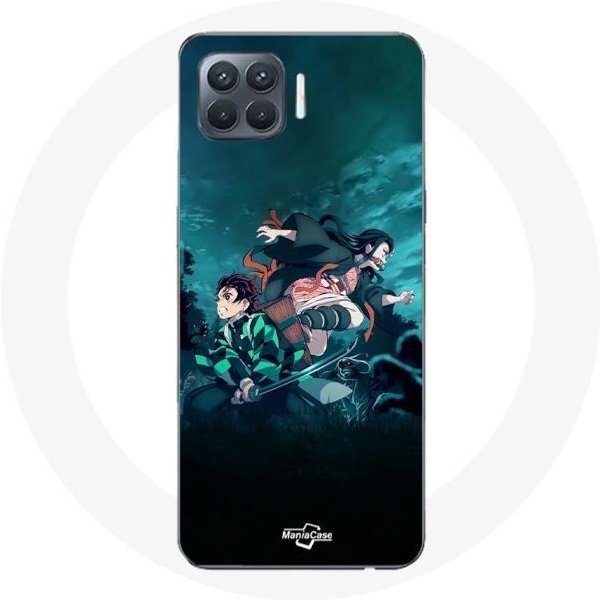 Funda - Demon Slayer - Oppo A93 - Flexible - ProteccióN Contra Golpes - Negra-image
