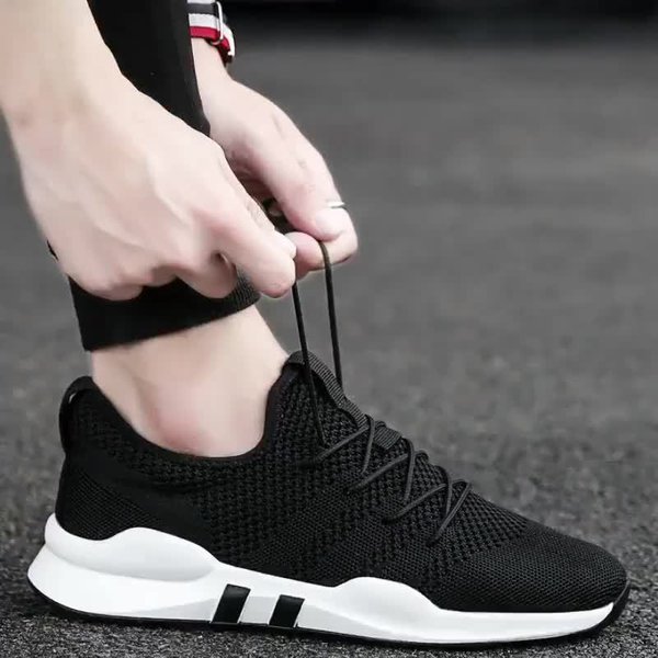 Nuevos Zapatos Casuales Para Hombre Transpirables Para Exteriores Zapatos Deportivos Para Caminar Antideslizantes Para Hombre Zapatillas De Correr VersáTil Moderno Para Hombre Sneaker Homme 41-image
