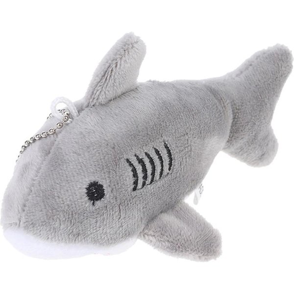 ZwierzęTa KreskóWka Rekin Breloczek 12CM Symulacja Rekin Wisiorek Do Torebki Breloczek Do Kluczy Breloczek Do Kluczy Rekin Pluszowa Zabawka Zwierzę Oceaniczne Gray-image