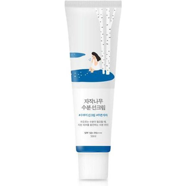Round LAB Birch Juice NawilżAjąCy Krem Do Opalania 50Ml SPF 50+ Pa++++ (3 Opcje) 1PCS White-image