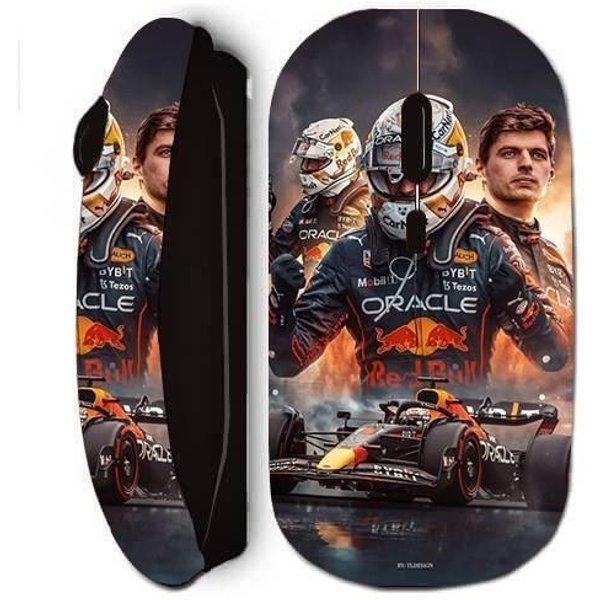 Mysz Bezprzewodowa - Maniacase - Max Verstappen - Czarny - USB - Z Odbiornikiem Nano-image