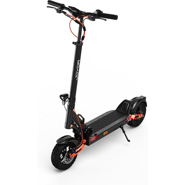 Joyor T6 Black 600W Motor 48V18AH Battery 10 Inch Inflatable Tire Front And Rear Disc Brake Aluminum Alloy Frame Electric Scooter-image