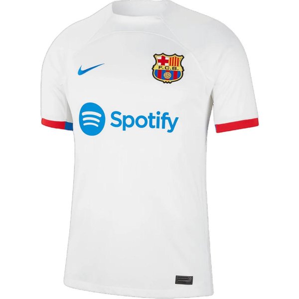 Nike Dri Fit F.C. Camiseta De FúTbol Del Barcelona Para Hombre Blanca M-image