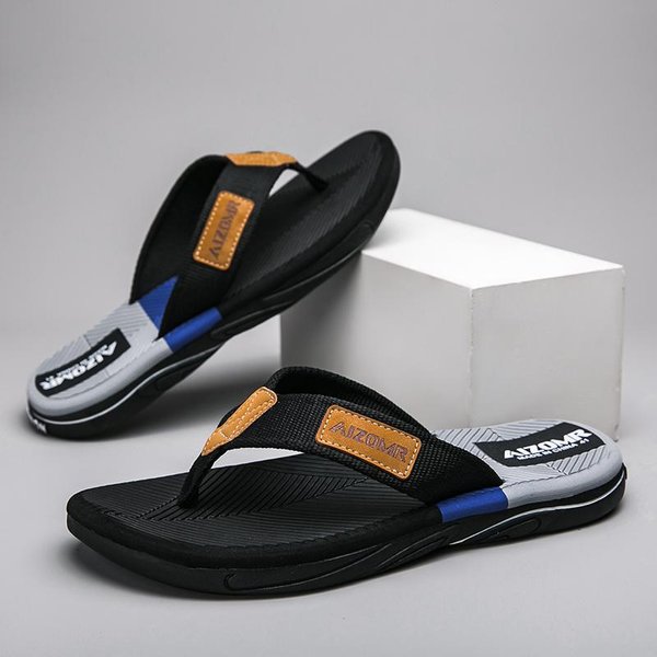 Chanclas Para Hombre Zapatillas De Secado RáPido Sandalias De Playa Chanclas Comodidad Sandalia De Exterior Hombre Casual Transpirable Antideslizante Zapatos Para Hombre 40-image