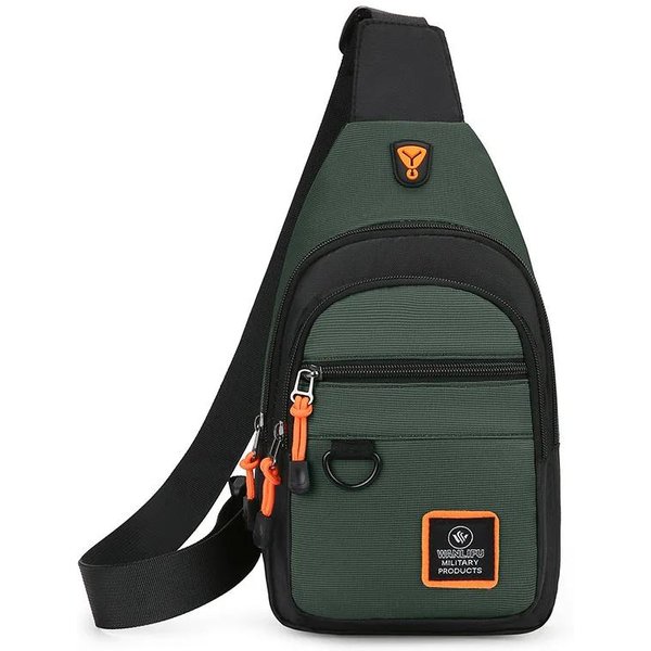 Bolso De Pecho Para Hombre A La Moda, Bolso De Mano Ligero De Tela Oxford, Bolso De Hombro Tipo Bandolera, RiñOnera Informal Elegante Para Hombre, Bolso De Pecho Para Hombre-image