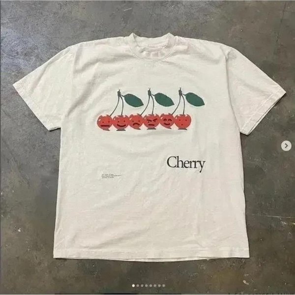 Zyllo Uroczy T-Shirt Streetwear Gotycki Harajuku Graficzne T-Shirty Retro Kawaii Nadruk T-Shirty Styl Y2K Lata 2000 M Gray-image