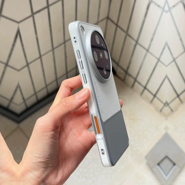 Etui Do Oppo Find X9 Ultra 5G Modny Kolorowy Patchwork GłAdka SkóRa PU Ochronne Pokrowiec Na Telefon Dla Oppo Find X9Ultra Muszla Oppo Find X9 Ultra BiałY-image