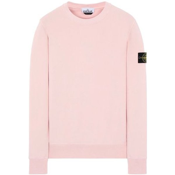 Stone Island Podstawowy T-Shirt Z OkrąGłYm Dekoltem JasnoróżOwy MęSkie Koszulki 741563051-V0082 XXL White-image