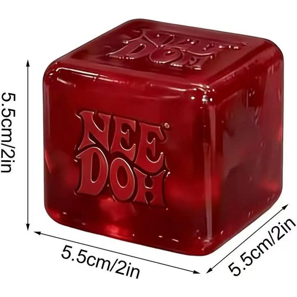 Nee Doh MięKka Kostka Squishy PiłEczka Antystresowa W Ciemno Opakowaniu Ulga MięKkie ŚCiskanie Kostka Fidget Dla DorosłYch Zabawna MięKka Antystresowa Prezenty Zabawki Fidget-image