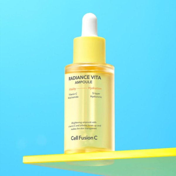 Cell Fusion C Radiance Vita Ampoule — RozjaśNiająCa AmpułKa Witaminowa DodająCa Blasku (30 Ml) Beige-image