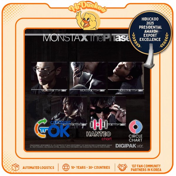 Monsta X (Album Ep) - Faza (Losowa Wersja Digipak) Random Digipak Ver.-image