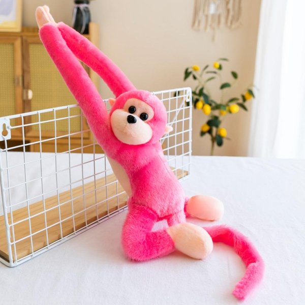 Mono De Brazos Largos De Colores MuñEco Suave Colgante Juguetes De Mono De Peluche Colgantes De Mono Para El Hogar Adornos De Mono De Brazos Largos-image