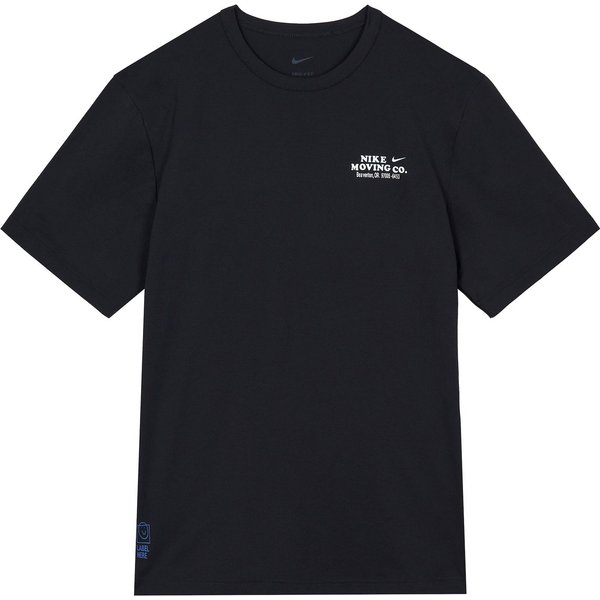 Camiseta Deportiva Nike Dri-Fit UV Estampado De Letras Para Hombre Tops Negro DX0907-010 L Black-image