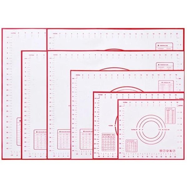 DużA 80/70/60Cm Mata Silikonowa Do Pieczenia Ciasta WałKowanie Ugniatanie Kuchenna NaleśNiki Ciasto Do Pizzy NieprzywierająCa Mata Do Ciasta 40X30Cm-image