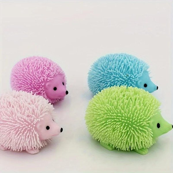 Erizo Pelota AntiestréS Pellizcar MuñEco Divertido Lindo Juguete Bolas Punzantes Juguete Brillo Juguete Sensorial Fidget Alivio Del EstréS Para Personas Mejor Regalo-image