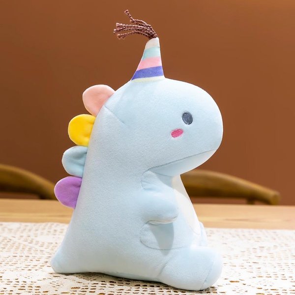 30Cm SłOdkie JednorożEc Dinozaur Pluszowe Zabawki KreskóWki Pluszowe ZwierzęTa Pluszowe Dziecko ŚPiąCe Lalki Poduszki Dla Dzieci Prezenty White-image