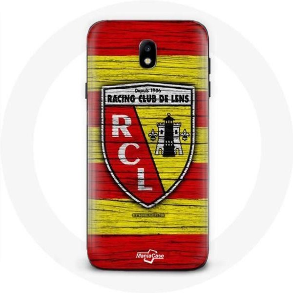 Funda - Maniacase - Samsung Galaxy J7 2017 - Rcl Lens Original - Amarillo Y Rojo - Flexible Negro-image
