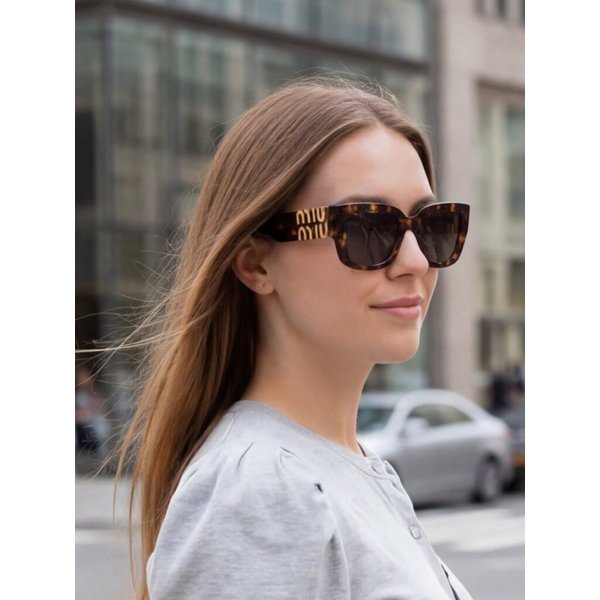 Gafas De Sol Para Mujer Miu Miu SMUB05 MarróN-image