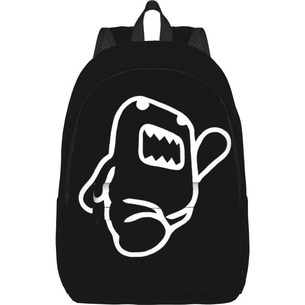 Meme Domo Kun Mochila Para Adolescentes Duradera Estudiante Senderismo Viaje MuñEco Anime Mochila Diaria Para Hombres Mujeres PortáTil Bolsas De Lona S-image