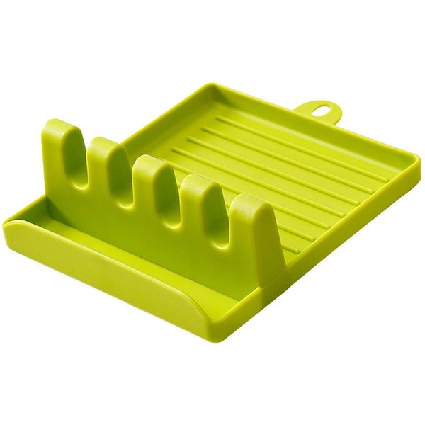 Soporte De PláStico Para Utensilios Con Tapa De Olla, Soporte Para Cucharones, Cucharas, EspáTulas Y Utensilios De Cocina.-image