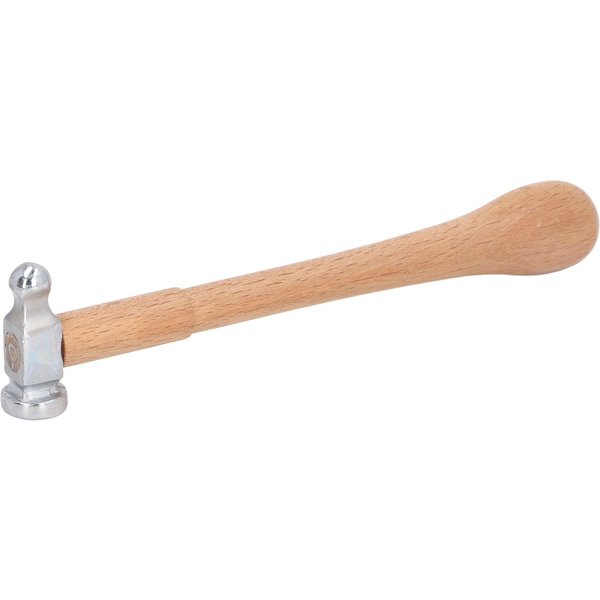 Mini MłOtek Stal WysokowęGlowa OkrąGłA GłóWka Ergonomiczny Drewniany Trzonek MłOtek Kulowy Dla ZłOtnictwa Beige-image