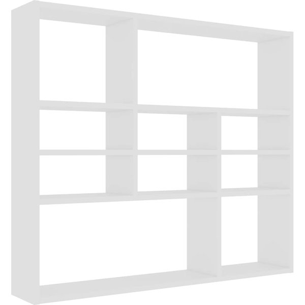 Estante De Pared Blanco 90 X 16 X 78 Cm Tablero De PartíCulas-image