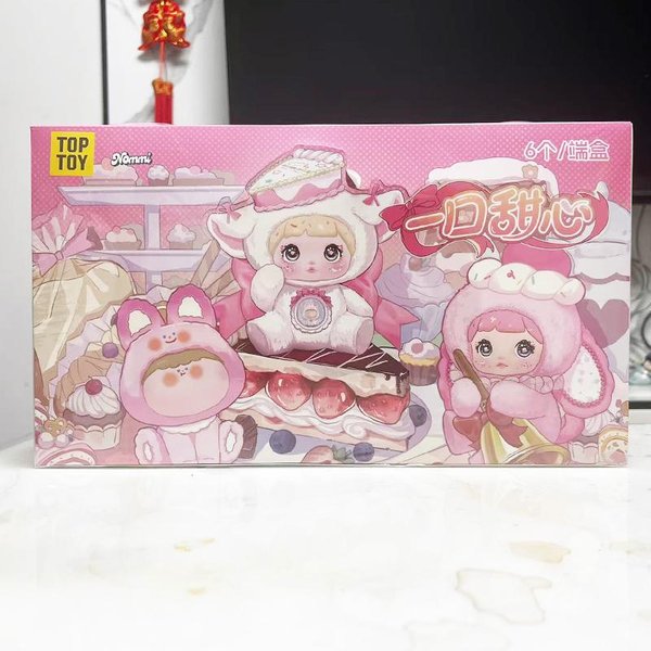 Caja Sorpresa De Peluche AutéNtica Serie Dulce Mordisco De Nuomi'er - Adorable MuñEca Figura De Encanto Chica Regalo Sorpresa Misterioso Adorno White-image