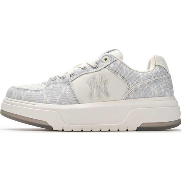 MLB New York Yankees SkóRzane SS25 Trend Mody Wygodne Sportowe Wszechstronne AntypośLizgowe Odporne Na ŚCieranie Niskie Trampki Trampki Unisex 3ASXS015N-50GRS 41-image