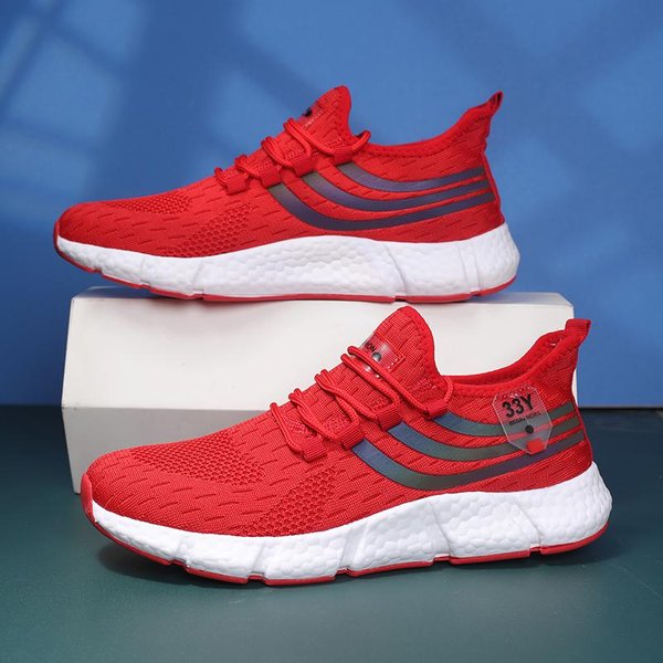 Zapatillas De Tenis Hombre Zapatillas Casuales Zapatillas Deportivas De MaratóN Ligeras Transpirables Unisex Zapatillas Deportivas Para Calzado Masculino 40 White-image
