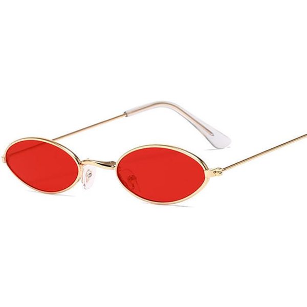 Marcos PequeñOs Tonos Negros Gafas De Sol Redondas Mujer Ovaladas DiseñAdor Vintage Moda Gafas De Sol Rosas Femeninas Oculos De Sol-image